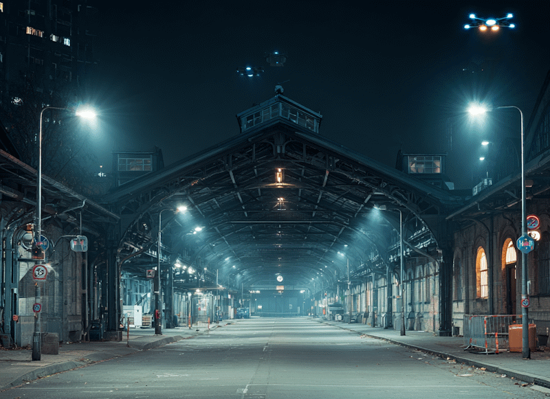 Alte Großmarkthalle – Servicegänge